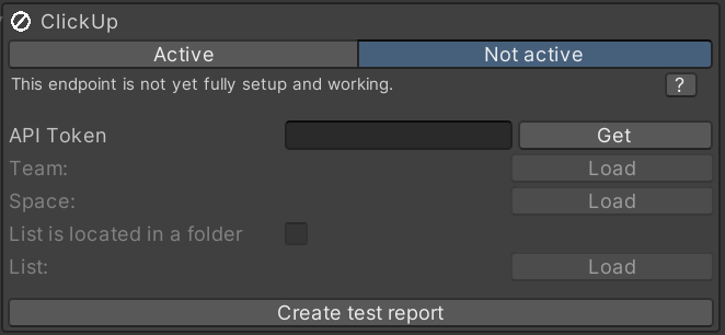 ClickUp API token setup
